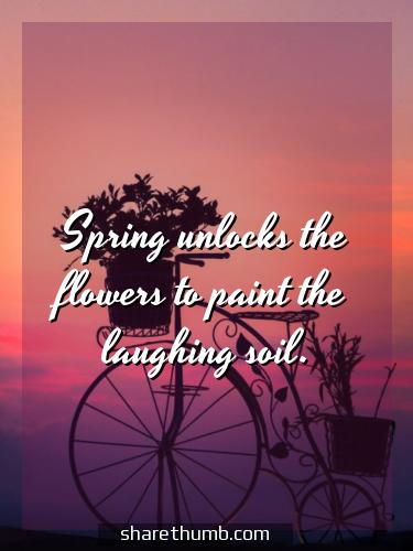 quotes about the coming of spring